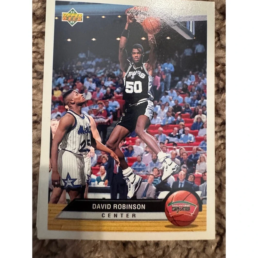 1993 Upper Deck San Antonio Spurs  Lot David Robinson‎ & Antoine Carr – 26 Cards
